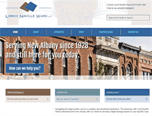 Tablet Screenshot of lnwlegal.com